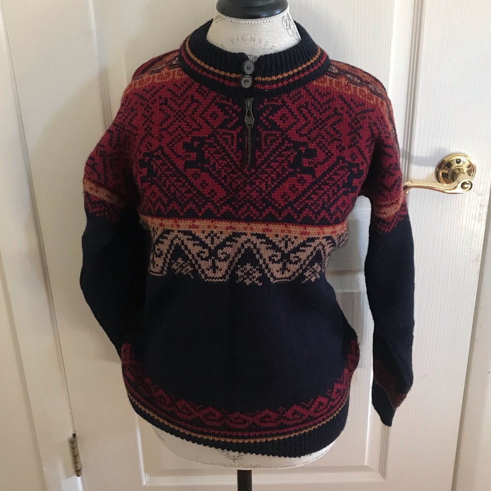 Dale of Norway Wool Pullover Sweater, unisex small